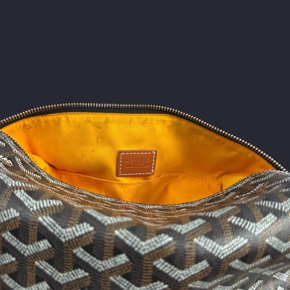 Goyard Brown and Black Monogram Clutch - Picture 2 of 2